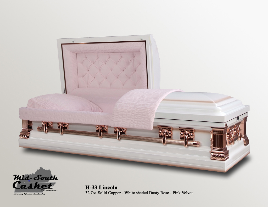 H33 Lincoln White shaded Dusty Rose